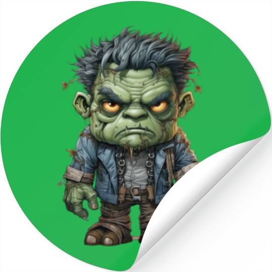 Halloween Frankie's Playful Monster Mash Stickers
