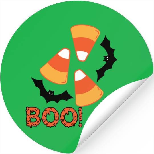 Candy Corn Design Stickers