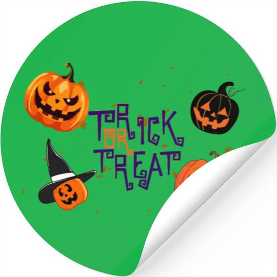 Trick or Treat Stickers