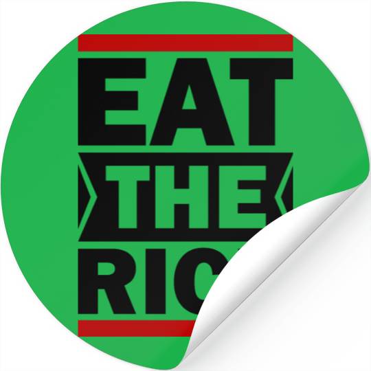 UAW President Shawn Fain Eat The Rich Stickers