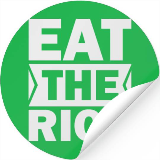 UAW President Eat The Rich Stickers