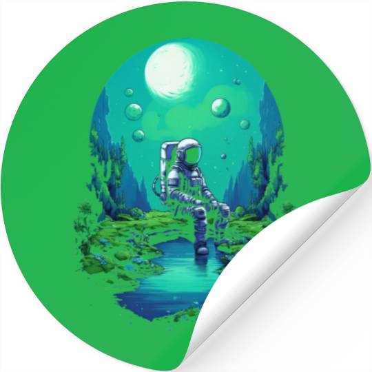 Astro Meditation Stickers