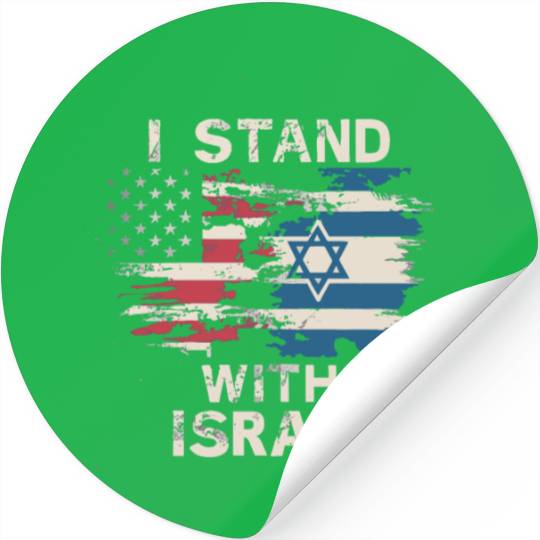 I Stand With Israel Patriotic Stickers
