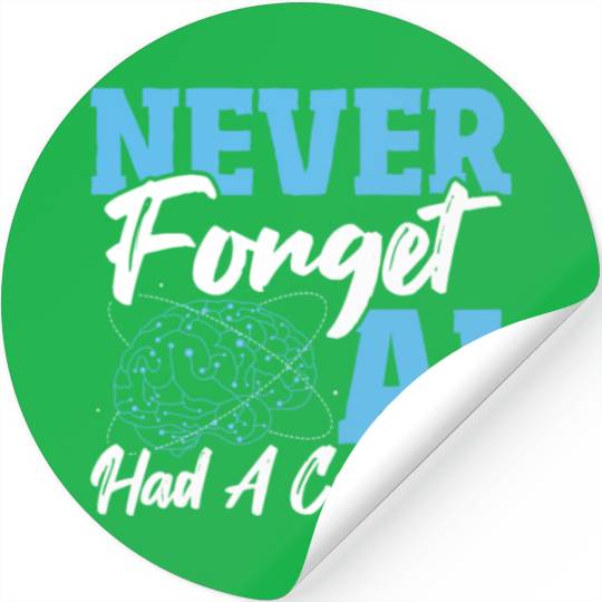 Robot AI Computer Scientist AI Machine Learning Stickers