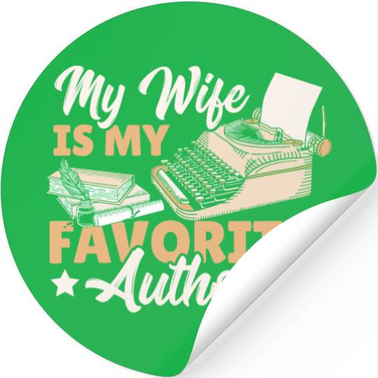 Journalist Writing Bookworm Novelist Gifts Stickers