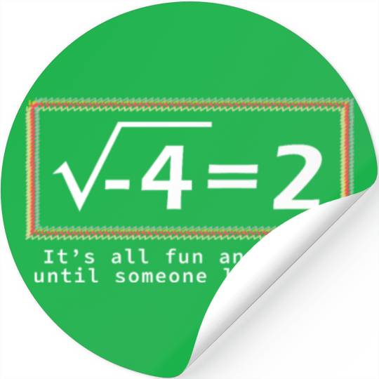 It's All Fun And Games, Math Stickers