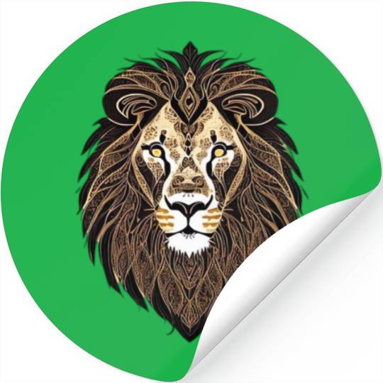 Best innovative and new lion design Stickers
