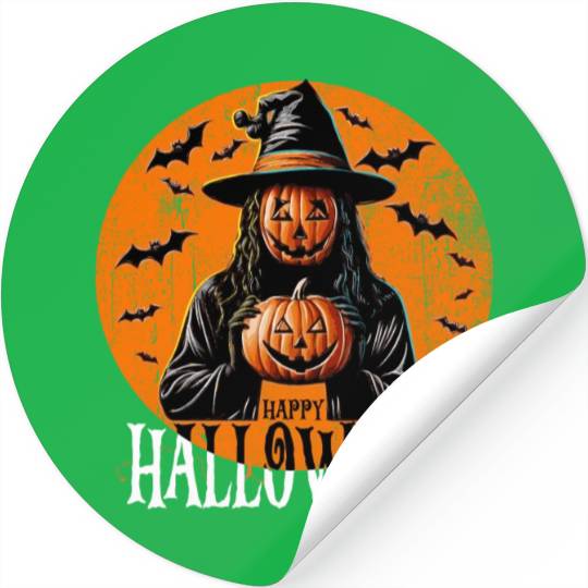 Happy Halloween costume Trick of Treat Stickers