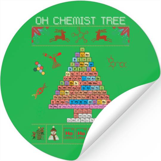 Chemistree Christmas The Perfect Chemistry Stickers
