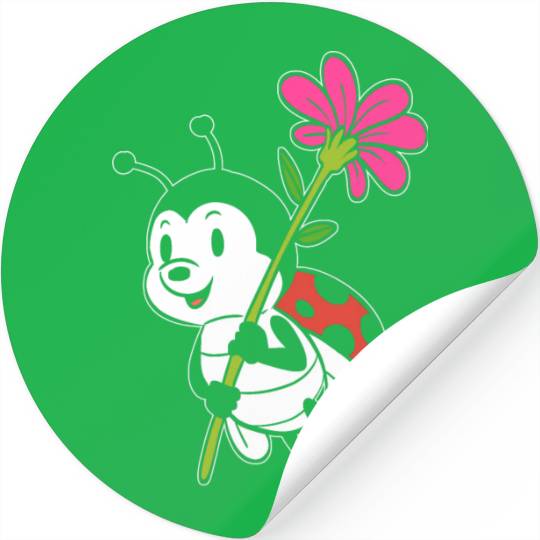 Cute Ladybug Nature Lover Gift Stickers