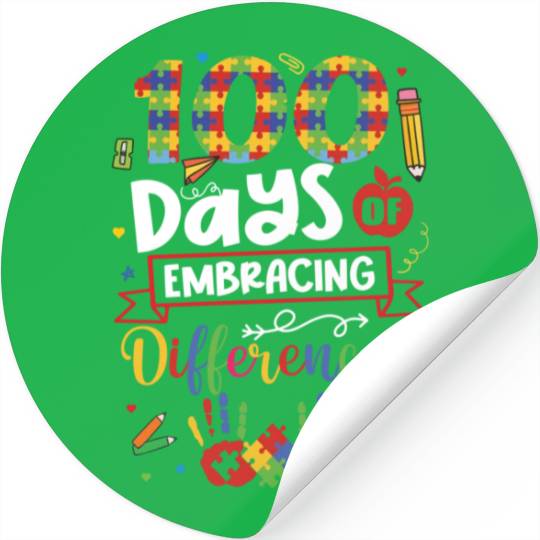 100 Days of Embracing Differences, SPED Teacher Stickers