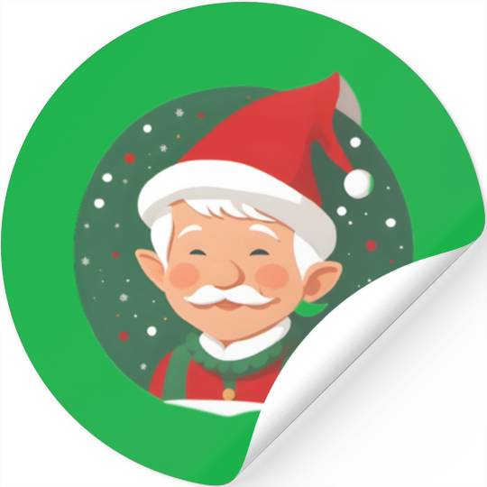christmas happy elf Stickers