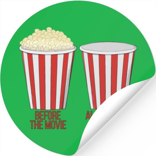Popcorn at the cinema Stickers