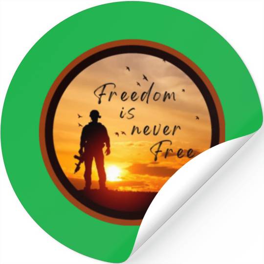 Freedom is Never Free, Veterans Stickers