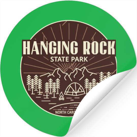 Hanging Rock State Park NC Sunrise Stickers