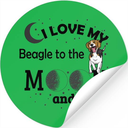 I love my Beagle Stickers