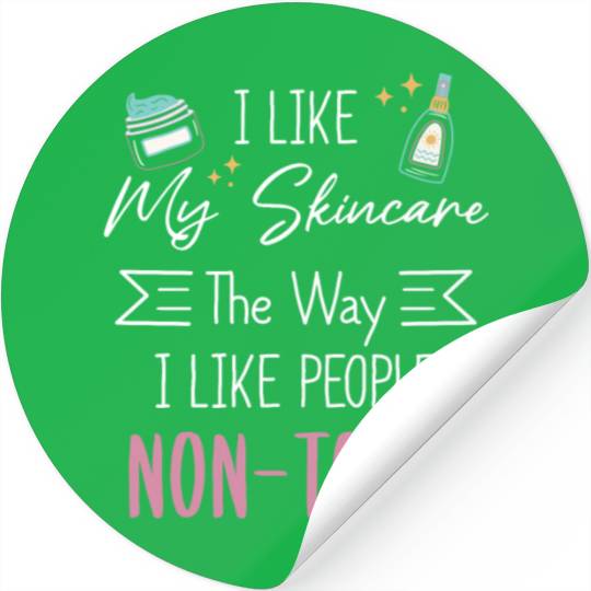 Esthetician Skincare Beauty Dermantologist Skin Stickers