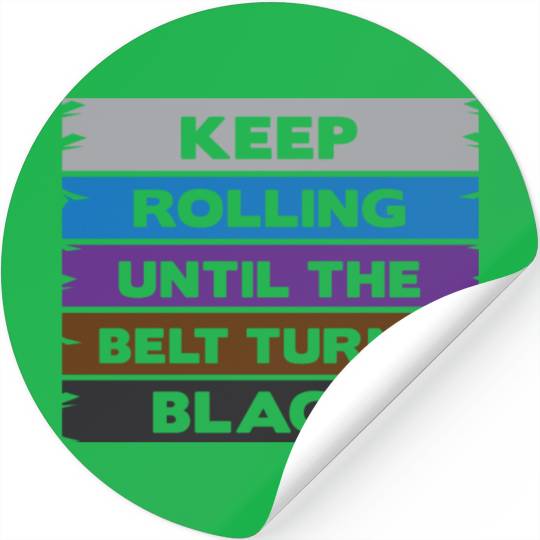 COOL JIU JITSU BELTS Stickers