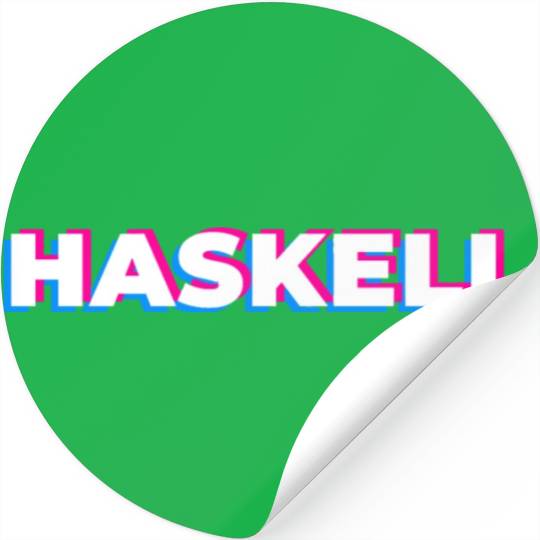 HASKELL Programming Language Funny Programmer Stickers