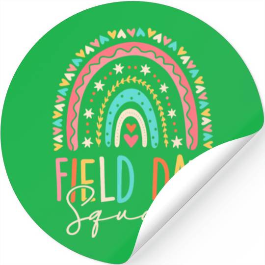 Field Day Squad Teacher Student Last Day Of School Stickers