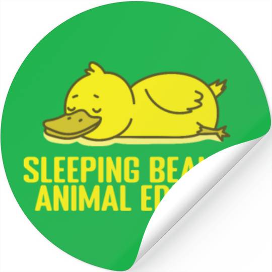 Sleeping Beauty, Animal Edition Pajamas Stickers