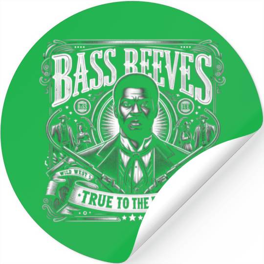 Bass Reeves Deputy US Marshal Stickers