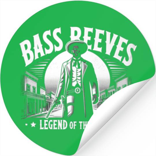 Bass Reeves Deputy US Marshal Stickers
