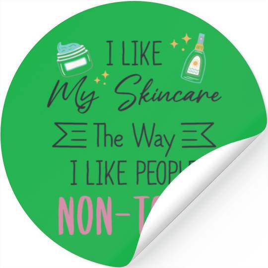 Esthetician Skincare Beauty Dermantologist Skin Stickers