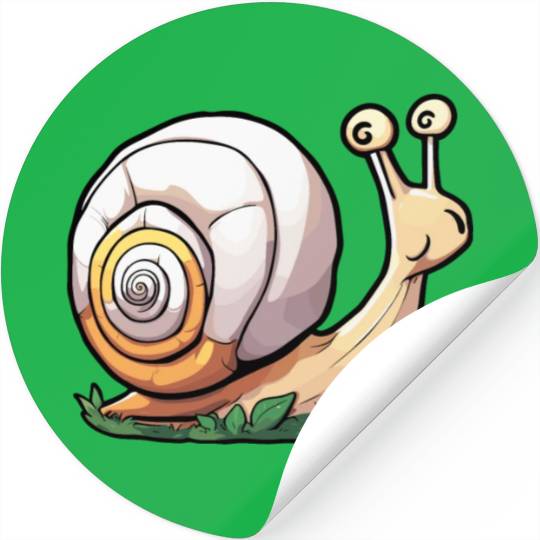 Snail / Animal / Slimy / Meadow / Grass / Pet Stickers