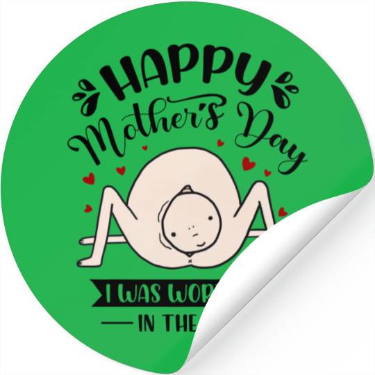 Rude and Funny Mothers Day for mum Stickers