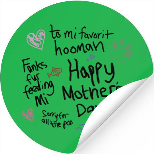 Pet Mother's Day Stickers