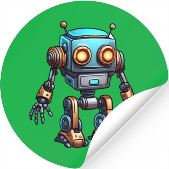 Robot / Machine / AI / Innovation / Computer Stickers