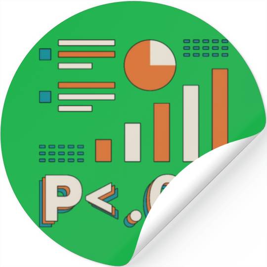 Data Analyst P < .05 Computer Science Programming Stickers