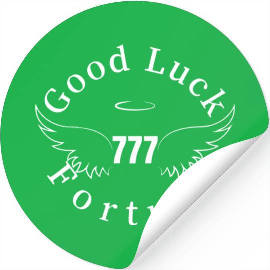 777 Angel Number Spiritual Awakening Stickers