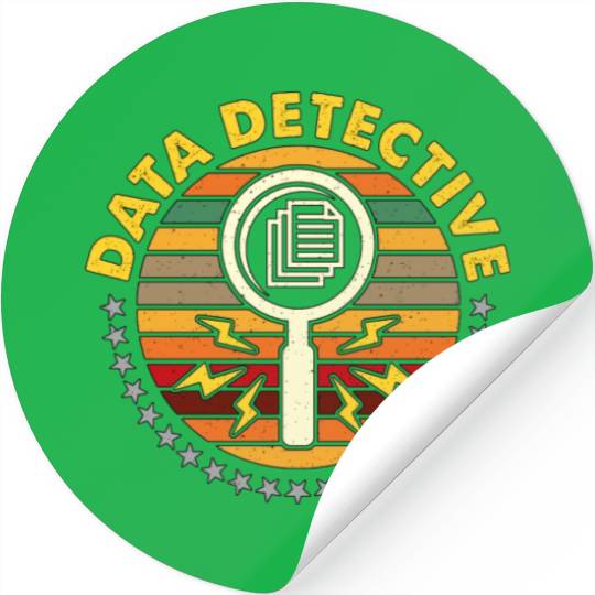 Data Analyst Data Detective Statistics Programmer Stickers