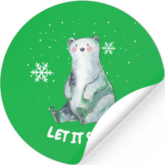 "Winter Collection: Let It Snow with Style" Stickers