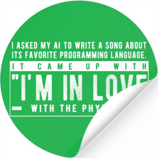 I asked my AI to write a song Stickers