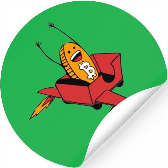 Bitcoin Rollercoaster Stickers