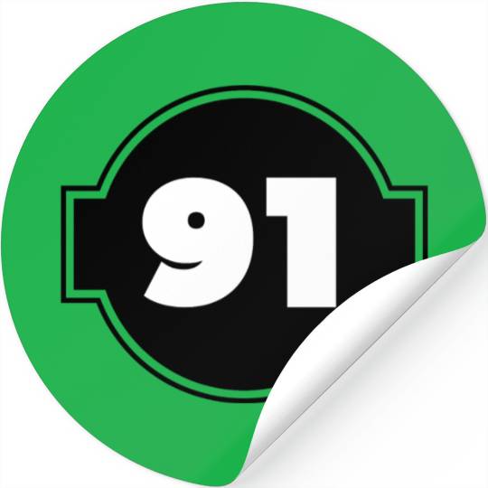 Congratulations Today 91 Years Old - Ninety-Nine Stickers