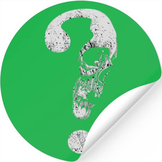 SKULL QUESTIONMARK Stickers
