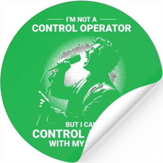 Ham Radio Operator Stand-Up Comedy Control Room Stickers