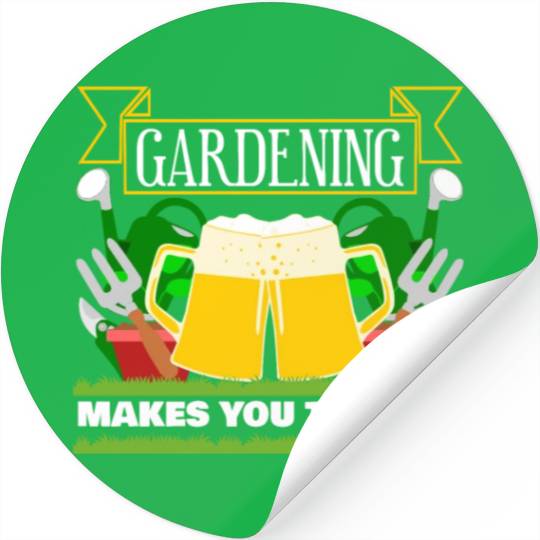 Gardener Gardening Garden Stickers