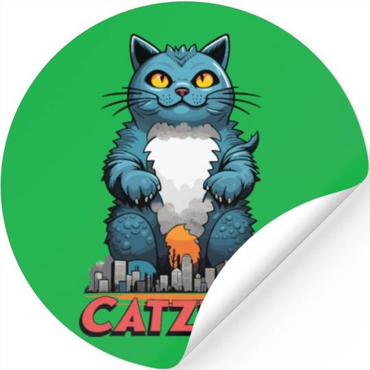 Catzilla Stickers