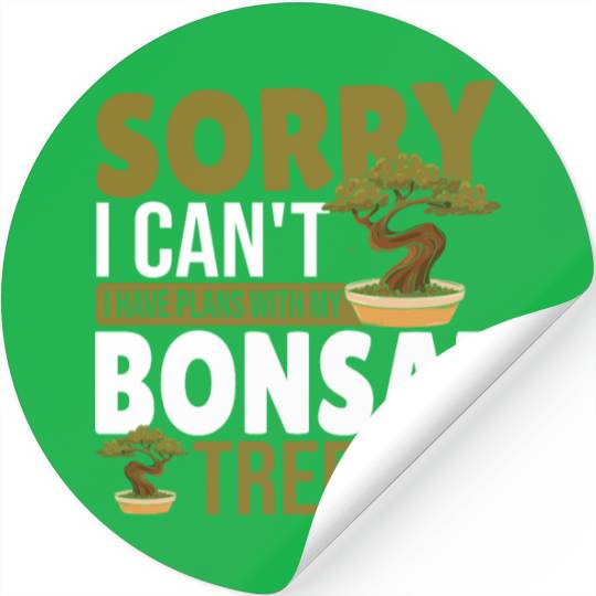 Japanese Culture Gardener Japanese Art Bonsai Stickers