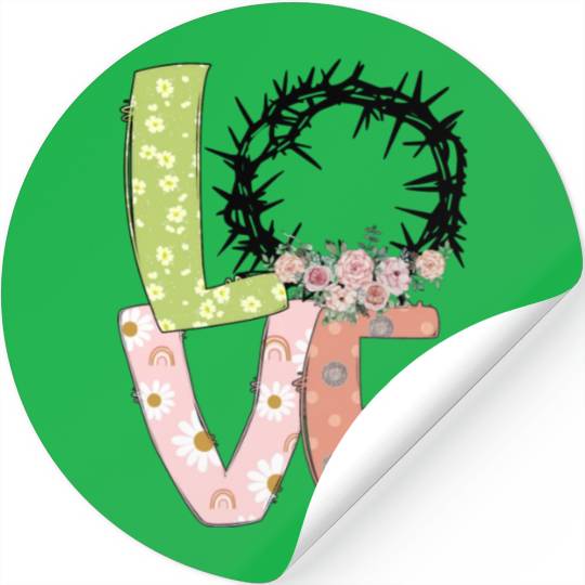 Love Easter Sublimation Stickers