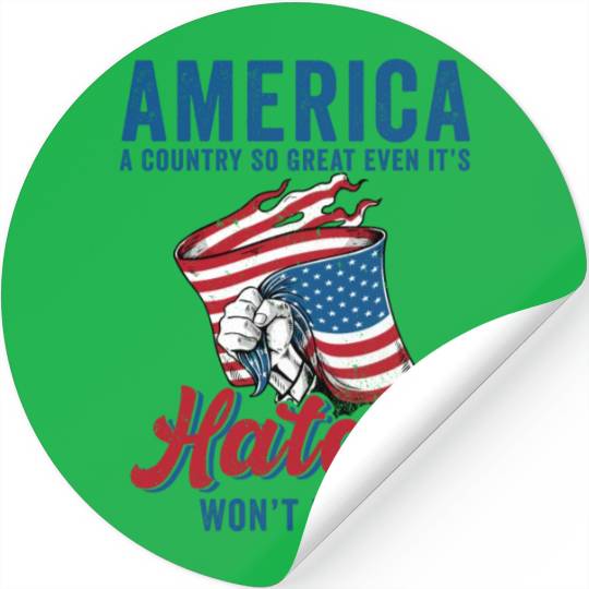 America A Country So Great US Patriotic Stickers
