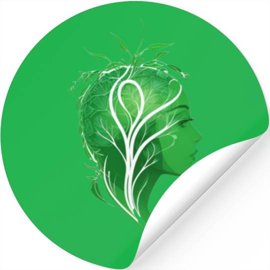 connection between Health and Mental Stickers