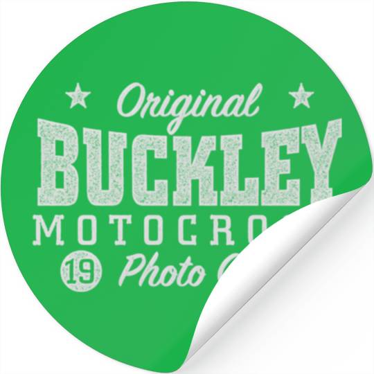 Original Buckley Motocross Photo Co Stickers