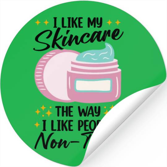 Esthetician Skincare Beauty Dermantologist Skin Stickers