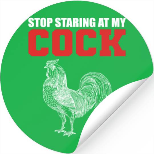 Stop Staring Joker or Comedian Gift Stickers